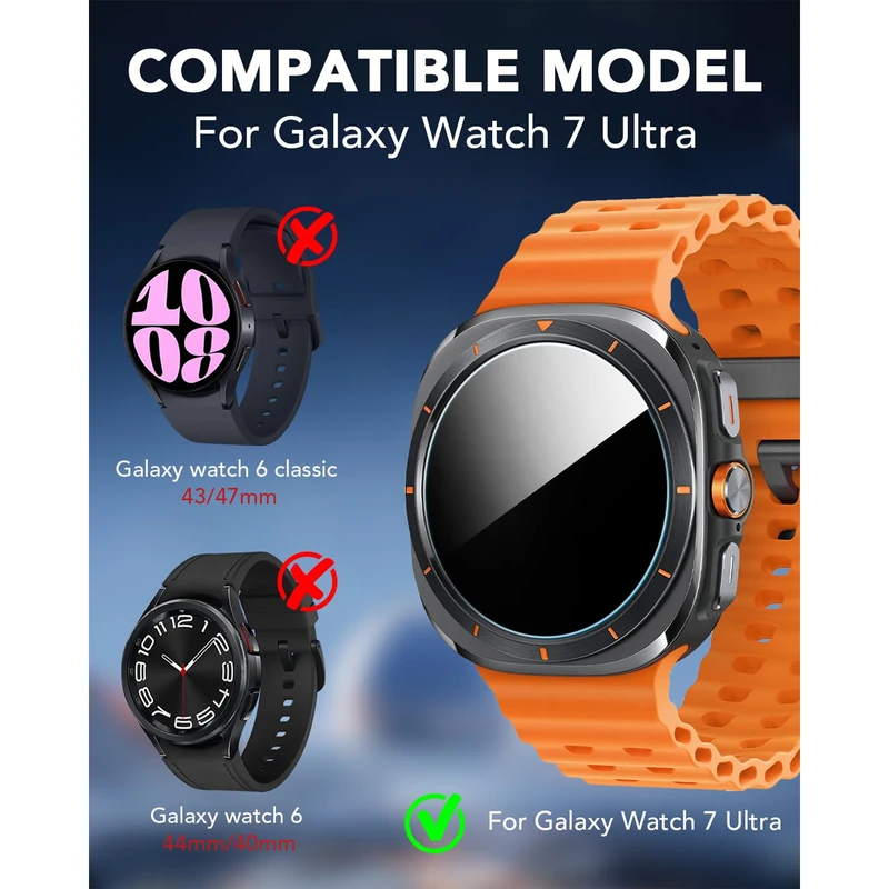 محافظ صفحه نمایش هاپلایت مدل Pmma-HL مناسب برای ساعت هوشمند سامسونگ Galaxy Watch 7 Ultra 47mm