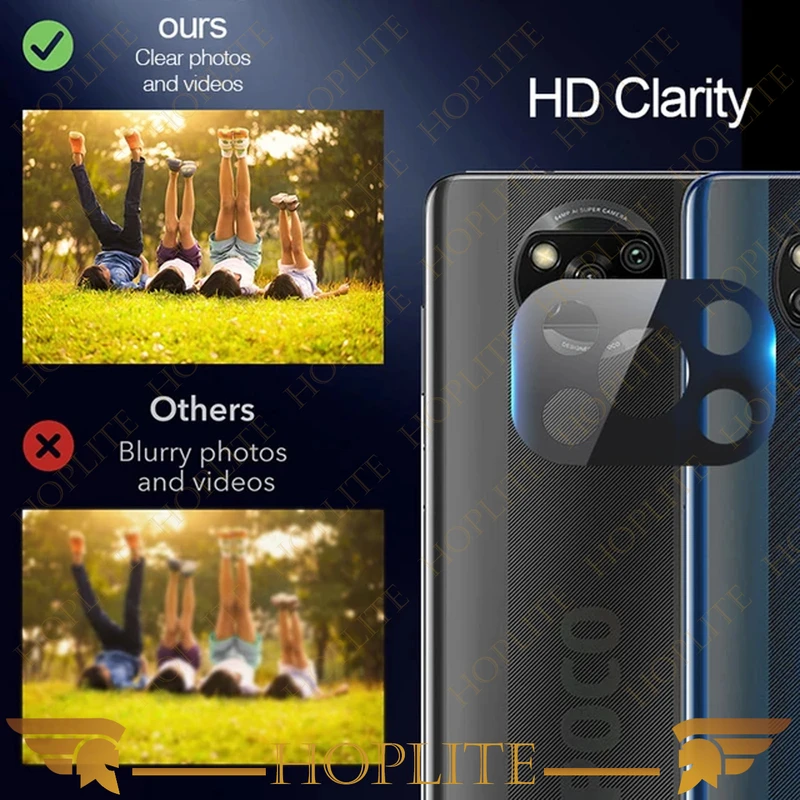 محافظ لنز دوربین هاپلایت مدل 3D-HL مناسب برای گوشی موبایل شیائومی Poco X3 / X3 Pro / X3 NFC