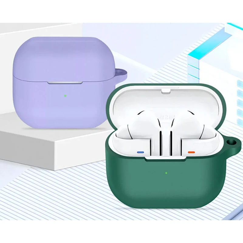 کاور هاپلایت مدل Silicone HL مناسب برای کیس هدفون بی‌سیم سامسونگ Galaxy Buds 3 / 3 Pro