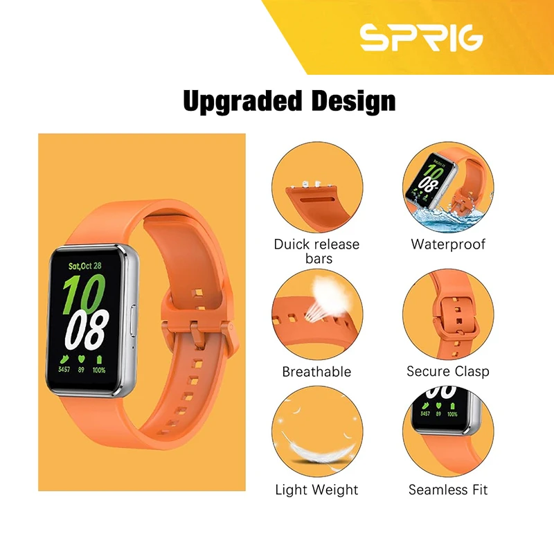 بند اسپریگ مدل Special SGK مناسب برای ساعت هوشمند سامسونگ Galaxy Fit 3 30mm