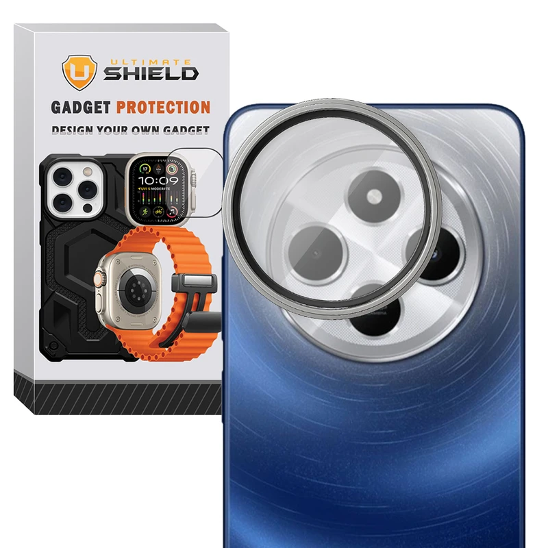 محافظ لنز دوربین آلتیمیت شیلد مدل Ring Metal UL مناسب برای گوشی موبایل شیائومی Redmi 14C