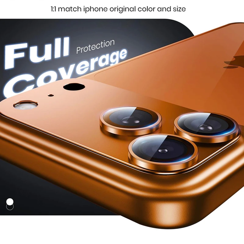 محافظ لنز دوربین فلزی آکوآرا مدل All-Round Protection مناسب برای گوشی موبایل اپل iPhone 17 Pro