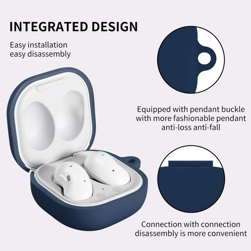 کاور هاپلایت مدل Silicone HL مناسب برای کیس هدفون بی‌سیم سامسونگ Galaxy Buds FE
