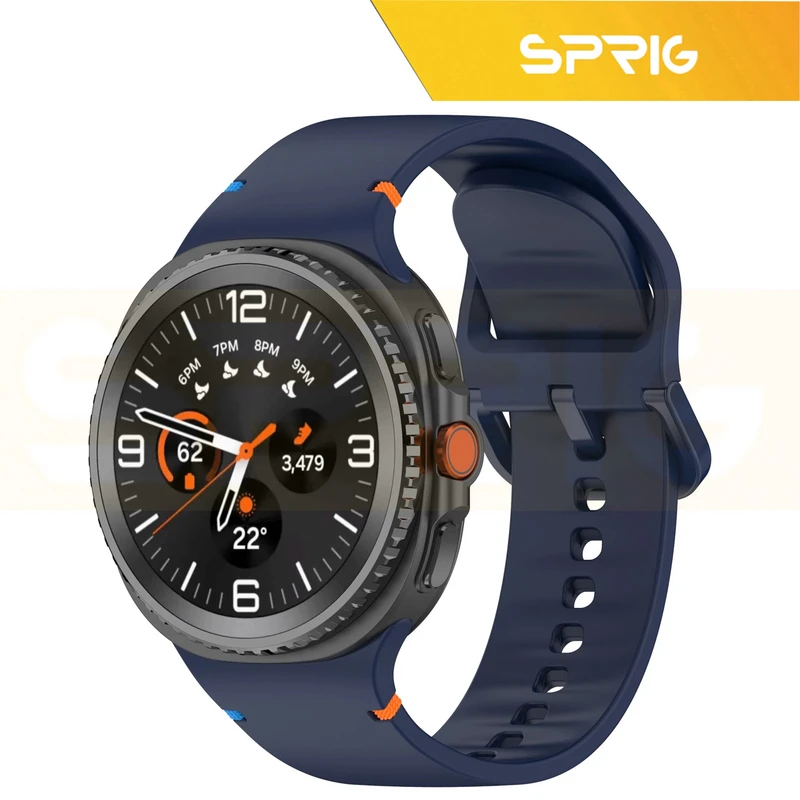 بند اسپریگ مدل Silic NewV W8 مناسب برای ساعت هوشمند سامسونگ Galaxy Watch 8 40mm / 8 44mm