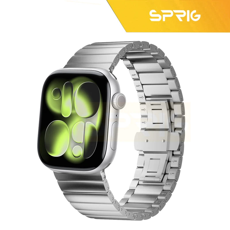 بند اسپریگ مدل Swatch Link STL مناسب برای اپل واچ 49 میلی متری سری Ultra 3