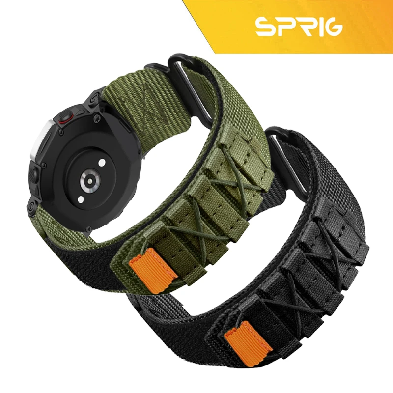 بند اسپریگ مدل Nylon Outdoor TRX مناسب برای ساعت هوشمند امیزفیت Trex 2