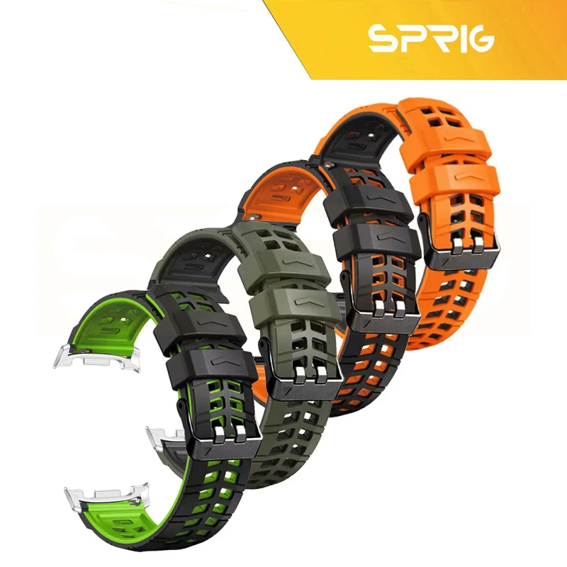 بند اسپریگ مدل Rebit Silicone ORG مناسب برای ساعت هوشمند سامسونگ Galaxy Watch 8 40mm / 8 44mm / 8 Classic 46mm