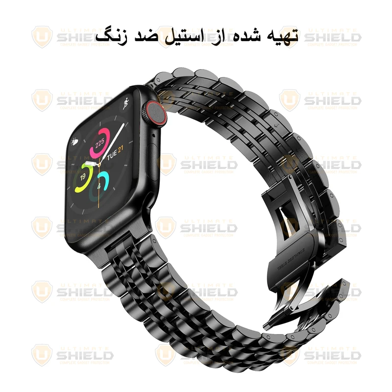 بند آلتیمیت شیلد مدل 7Bead مناسب برای اپل واچ 46 میلی متری سری 10/11