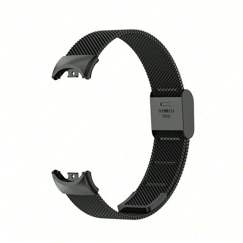 بند ساعت آکوآرا مدل Milanese SG مناسب برای مچ‌بند هوشمند شیائومی Mi Band 9