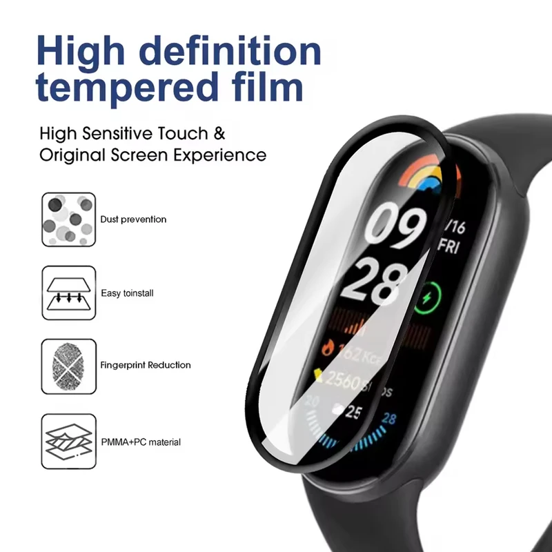 محافظ صفحه نمایش نانو زیرو مدل Pmma-ZR مناسب برای ساعت هوشمند شیائومی Mi Band 10 بسته سه عددی