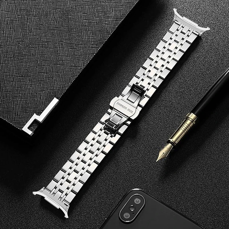 بند آکوآرا مدل 7Bead مناسب برای ساعت هوشمند سامسونگ Galaxy Watch 8 Classic 46mm