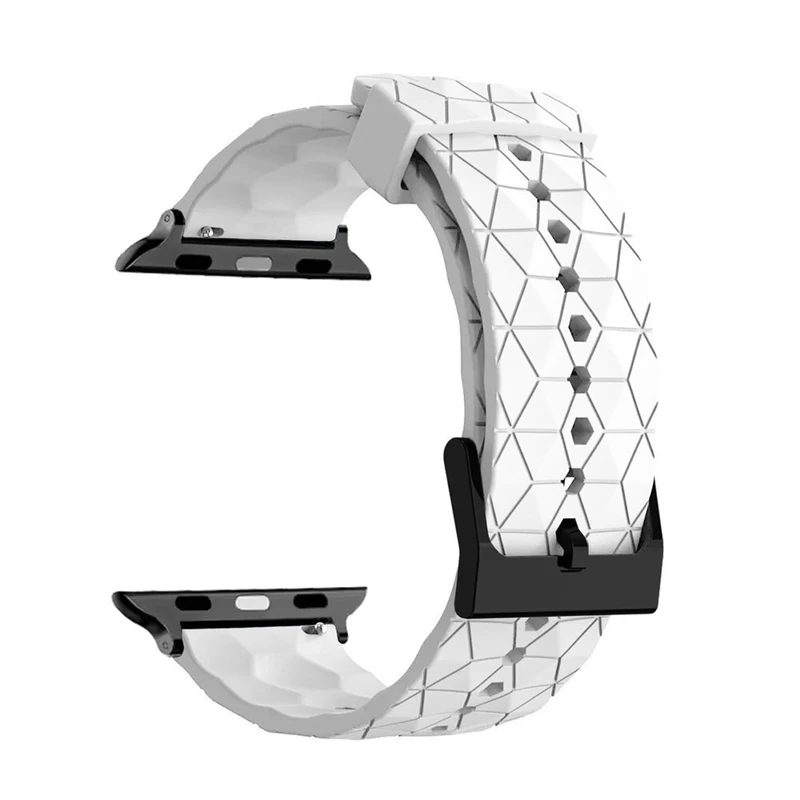 بند پلاس مدل Rhombus Black PL مناسب برای اپل واچ Series SE 2022 Aluminum Case 40mm / SE 2021 Aluminum Case 40mm / Series 5 40mm / Series 6 40mm / Series 4 40mm