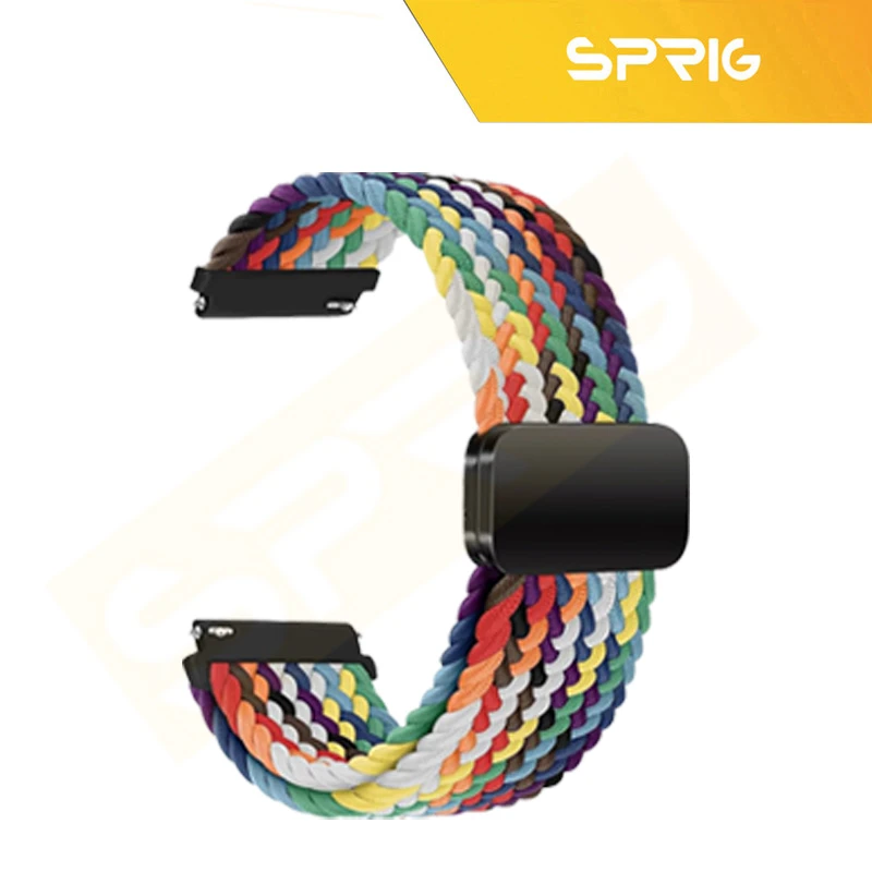بند اسپریگ مدل Braided Solo magnet TW مناسب برای ساعت هوشمند ناتینگ سایز mm 22 سری CMF Watch Pro 3