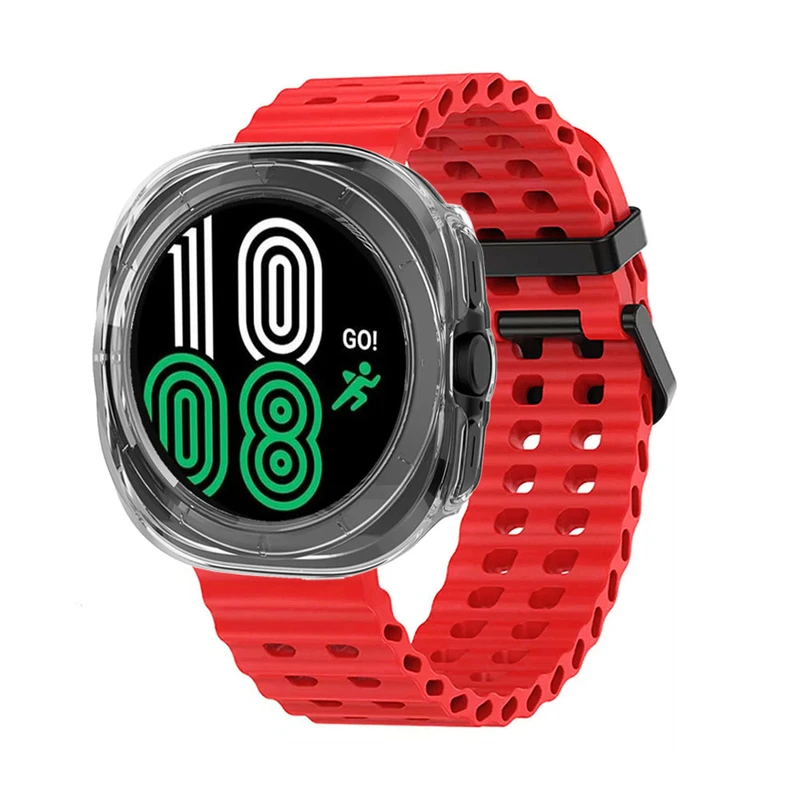 بند هاپلایت مدل Ocean CL Guard HL مناسب برای ساعت هوشمند سامسونگ Galaxy Watch 7 Ultra 47mm به همراه کاور