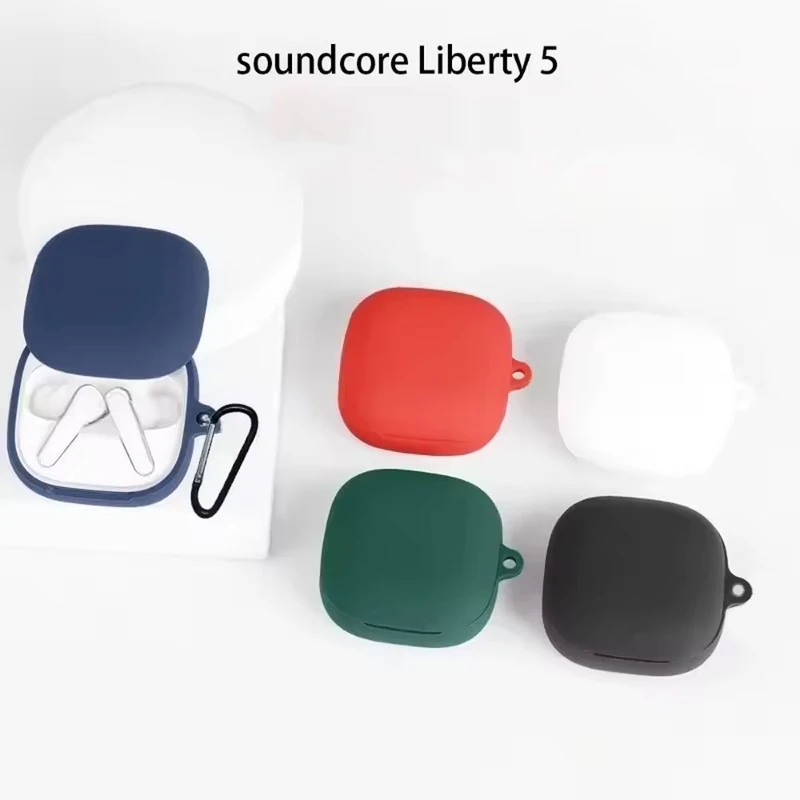 کاور آکوآرا مدل Silicone مناسب برای کیس هدفون بیسیم انکر Soundcore Liberty 5