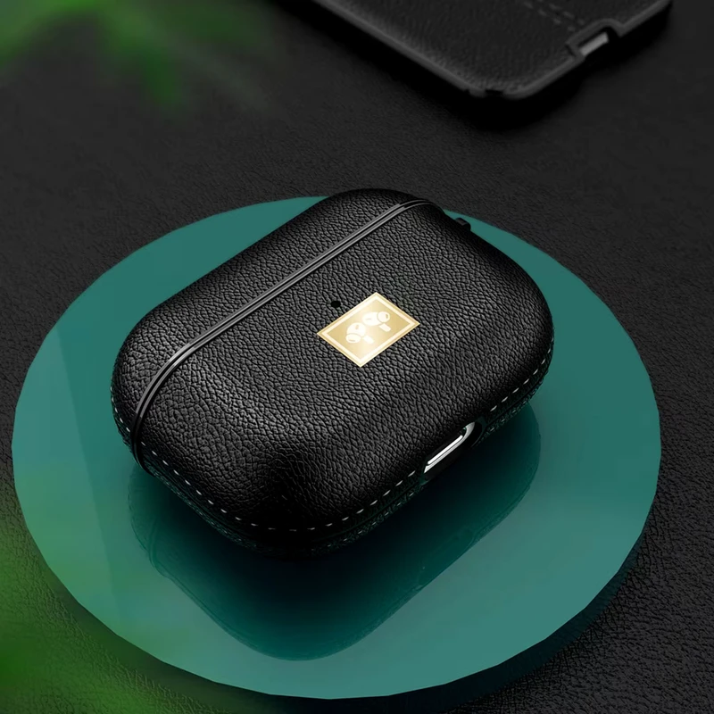 کاور هاپلایت مدل Leather NV مناسب برای کیس اپل Airpods Pro  Pro 2