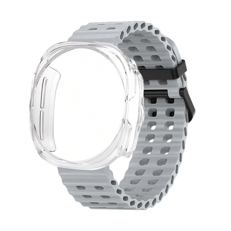 بند هاپلایت مدل Ocean CL Guard HL مناسب برای ساعت هوشمند سامسونگ Galaxy Watch 7 Ultra 47mm به همراه کاور