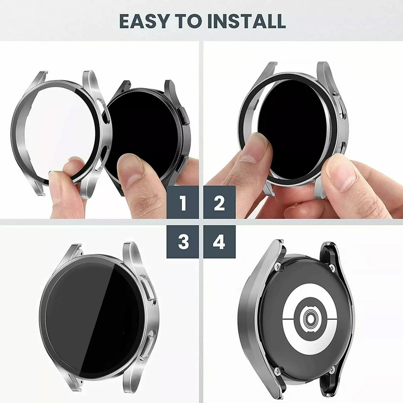 بند هاپلایت مدل 3Bead-GRD HL مناسب برای ساعت هوشمند سامسونگ Galaxy Watch 7 40mm به همراه کاور