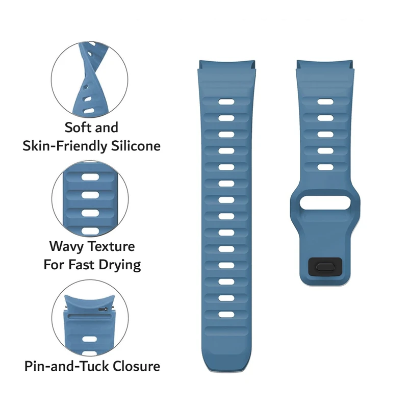 بند هاپلایت مدل Robust Silicone HL مناسب برای ساعت هوشمند سامسونگ Galaxy Watch Active 40mm / Active 2 40mm / Active 2 44mm