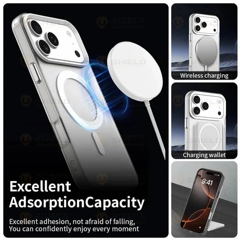 کاور آلتیمیت شیلد مدل Clear Magsafe UL مناسب برای گوشی موبایل اپل iPhone 17 Pro Max