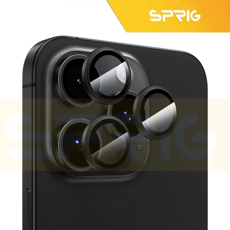 محافظ لنز دوربین اسپریگ مدل Ring Metal Luxury مناسب برای گوشی موبایل اپل Iphone 13 / 13 mini