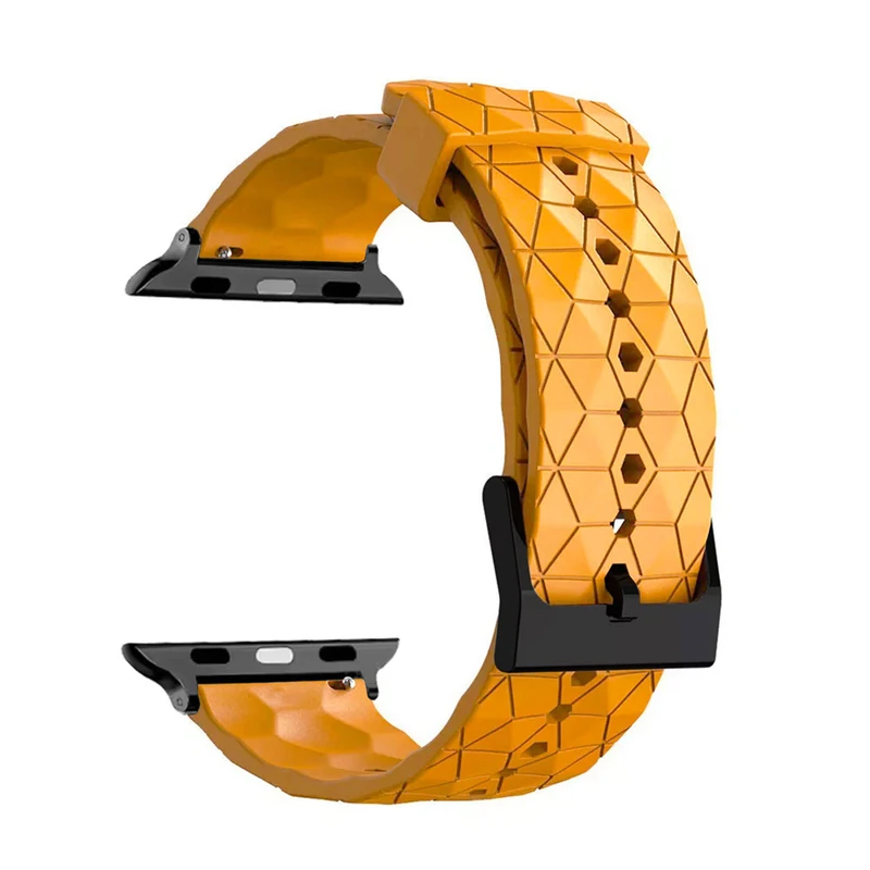بند پلاس مدل Rhombus Black PL مناسب برای اپل واچ سری 7/8/9 سایز 41 میلیمتری