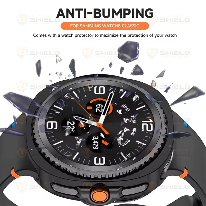 کاور آلتیمیت شیلد مدل Jelly Protection مناسب برای ساعت هوشمند سامسونگ Galaxy Watch 8 Classic 46mm