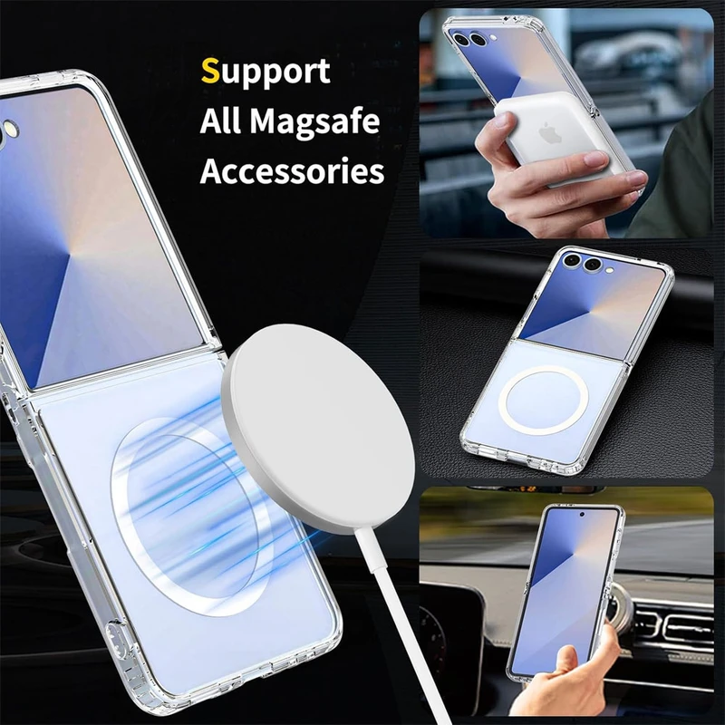 کاور آکوآرا مدل MagSafe مناسب برای گوشی موبایل سامسونگ Galaxy Z Flip 7