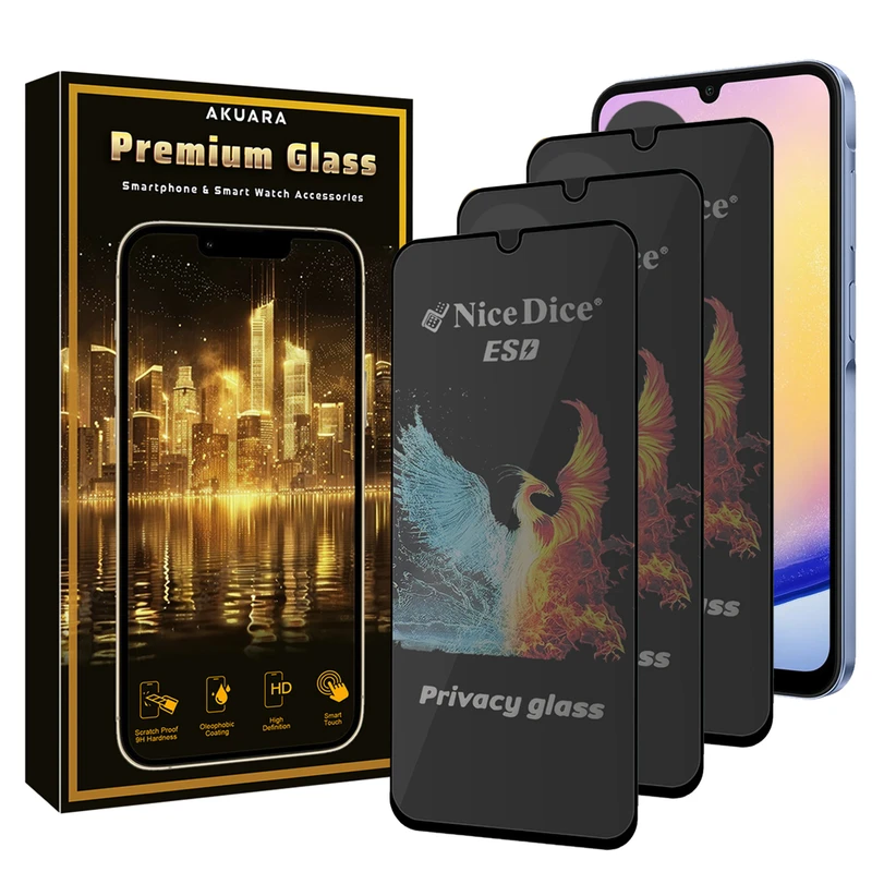 محافظ صفحه نمایش آکوآرا مدل Premium PRV3 Nice مناسب برای گوشی موبایل شیائومی Poco C71 بسته سه عددی