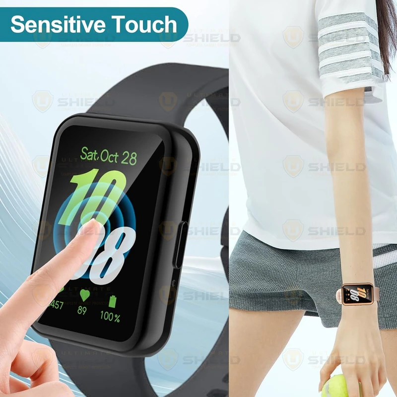کاور آلتیمیت شیلد مدل Jelly Protection مناسب برای ساعت هوشمند سامسونگ Galaxy Fit 3