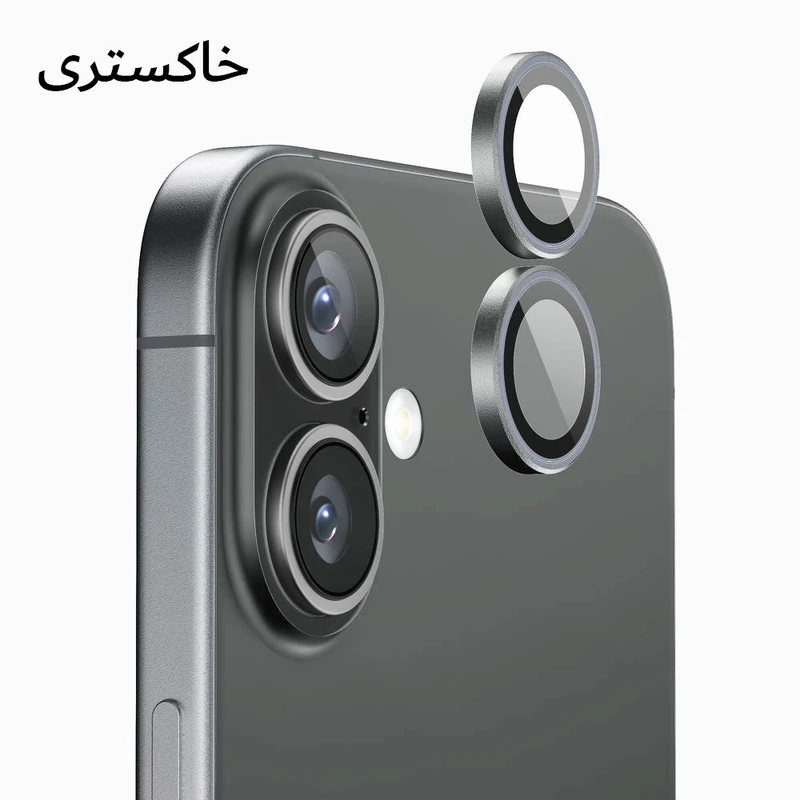 محافظ لنز دوربین فلزی آکوآرا مدل RNG مناسب برای گوشی موبایل اپل iPhone 17