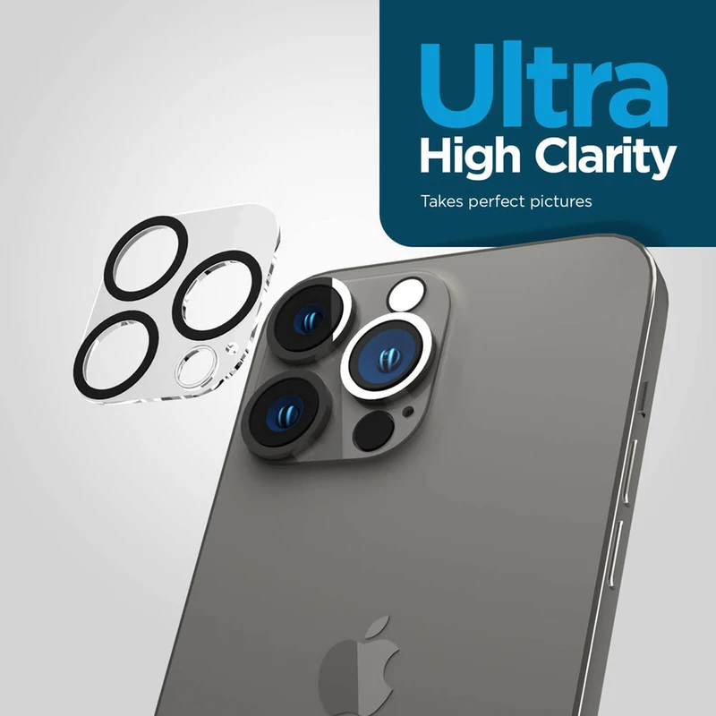 محافظ لنز دوربین گلستیک مدل Glass 3D GL مناسب برای گوشی موبایل اپل iPhone 16 Pro / 16 Pro Max