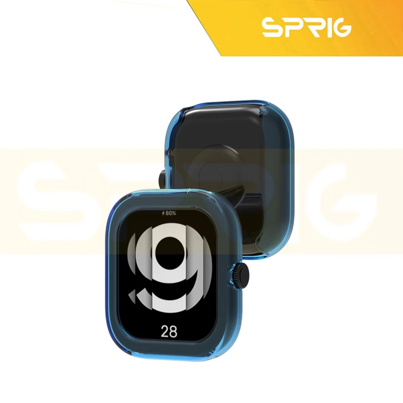 کاور اسپریگ مدل Transparent Colors مناسب برای ساعت هوشمند شیائومی Redmi Watch 5