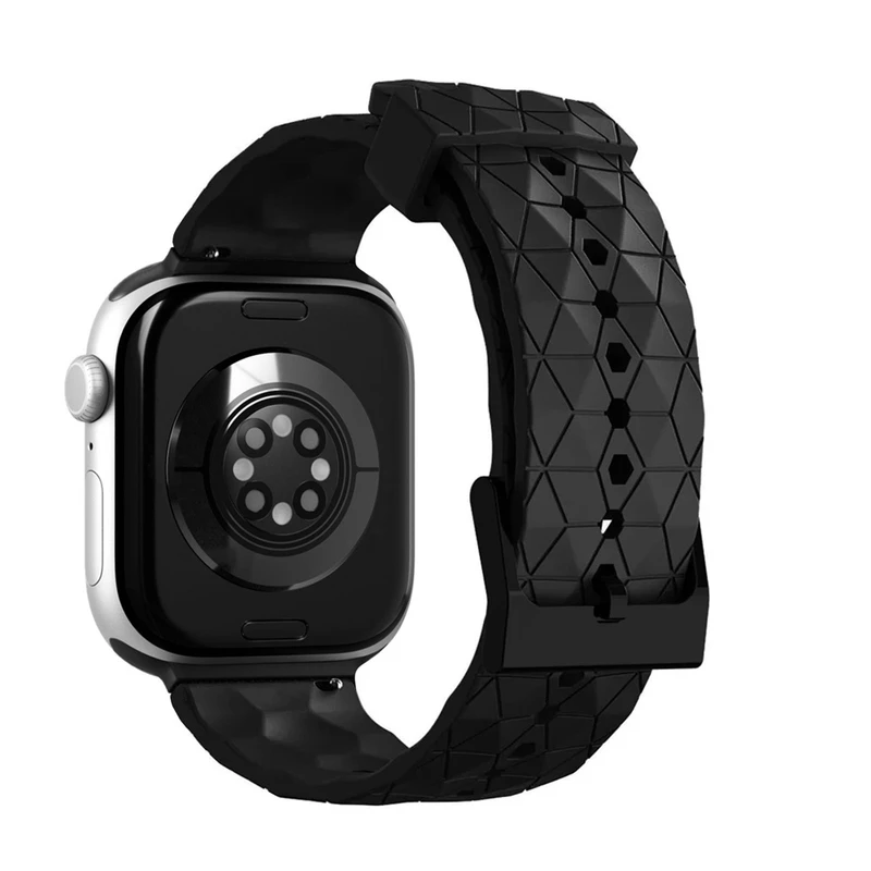 بند پلاس مدل Rhombus Black PL مناسب برای اپل واچ 38 / 40 / 41 میلیمتری