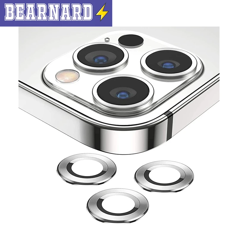 محافظ لنز دوربین برنارد مدل Ring Metal مناسب برای گوشی موبایل اپل Iphone 13 Pro / 13 Pro Max