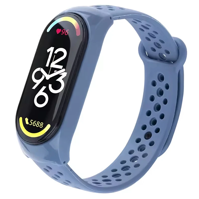 بند مدل HB-Guard مناسب برای ساعت هوشمند شیائومی Mi band 3/4/5/6/7 مجموعه 12 عددی