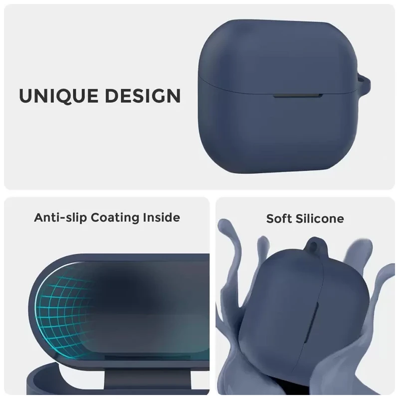 کاور هاپلایت مدل Silicone HL مناسب برای کیس هدفون بی‌سیم سامسونگ Galaxy Buds 3 / 3 Pro