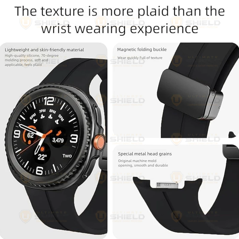 بند آلتیمیت شیلد مدل SIC MAG NV8 مناسب برای ساعت هوشمند سامسونگ Galaxy Watch 8 40mm / Galaxy Watch 8 44mm / Galaxy Watch 8 Classic 46mm
