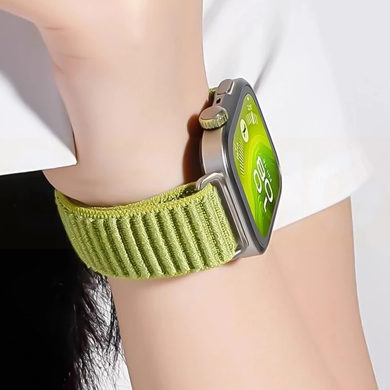 بند اسپریگ مدل nylon weave مناسب برای ساعت هوشمند هوآوی Fit 3/Fit 4/Fit 4 Pro (30mm)