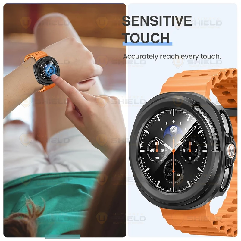کاور آلتیمیت شیلد مدل Hard PC مناسب برای ساعت هوشمند سامسونگ Galaxy Watch 8 Classic 46mm