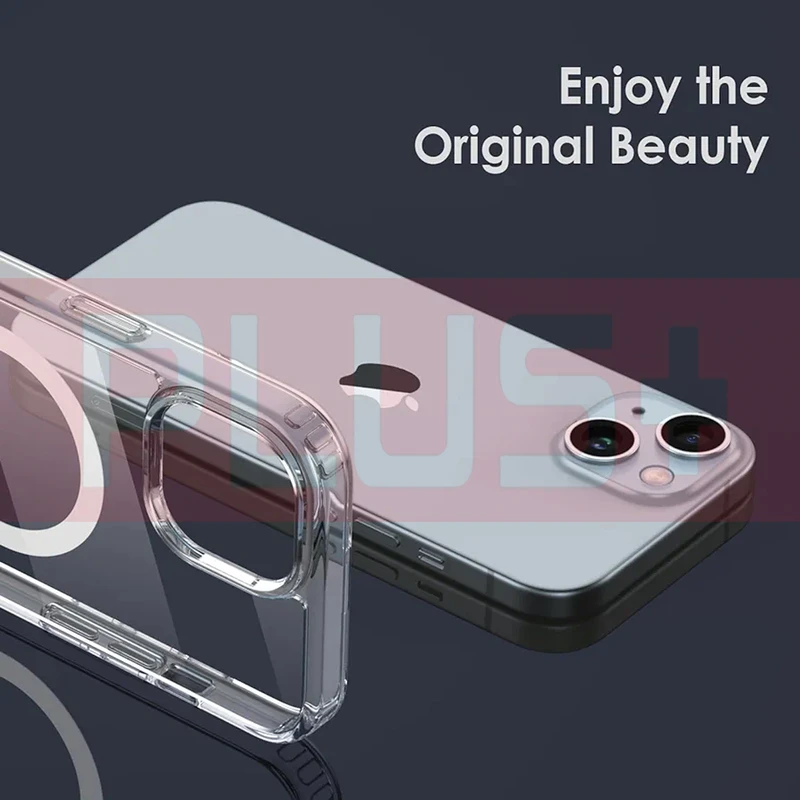 کاور پلاس مدل Clear-Magsafe-PL مناسب برای گوشی موبایل اپل Iphone 15