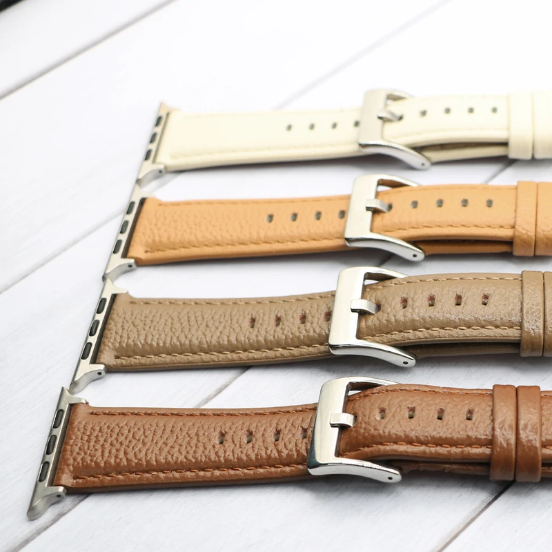 بند هاپلایت مدل Classic Leather HL مناسب برای اپل واچ سری 4/5/6/Se سایز 44 میلیمتری