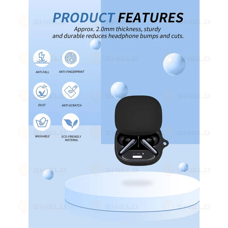کاور آلتیمیت شیلد مدل Silicone UL مناسب برای کیس هدفون بی‌سیم انکر Soundcore Liberty 5