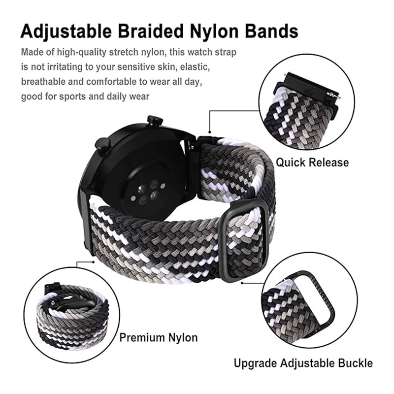 بند هاپلایت مدل Mixed Braided Solo HL TW مناسب برای ساعت هوشمند شیائومی S1 / S1 Active / S2 / Mi Watch XMWTCL02 / Mi Watch Color 2 / Mi Watch Color