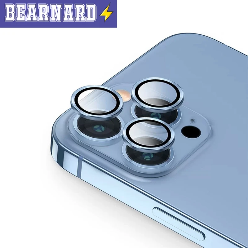 محافظ لنز دوربین برنارد مدل Ring Metal مناسب برای گوشی موبایل اپل Iphone 13 / 13 Mini