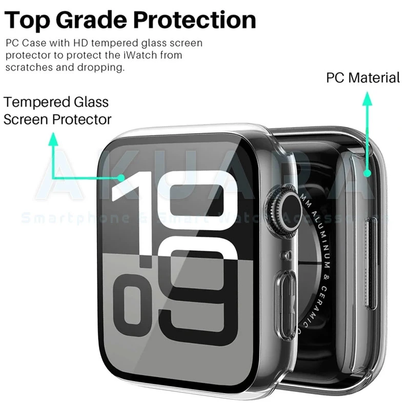 کاور آکوآرا مدل Full Protection مناسب برای اپل واچ 46 میلیمتری سری 11
