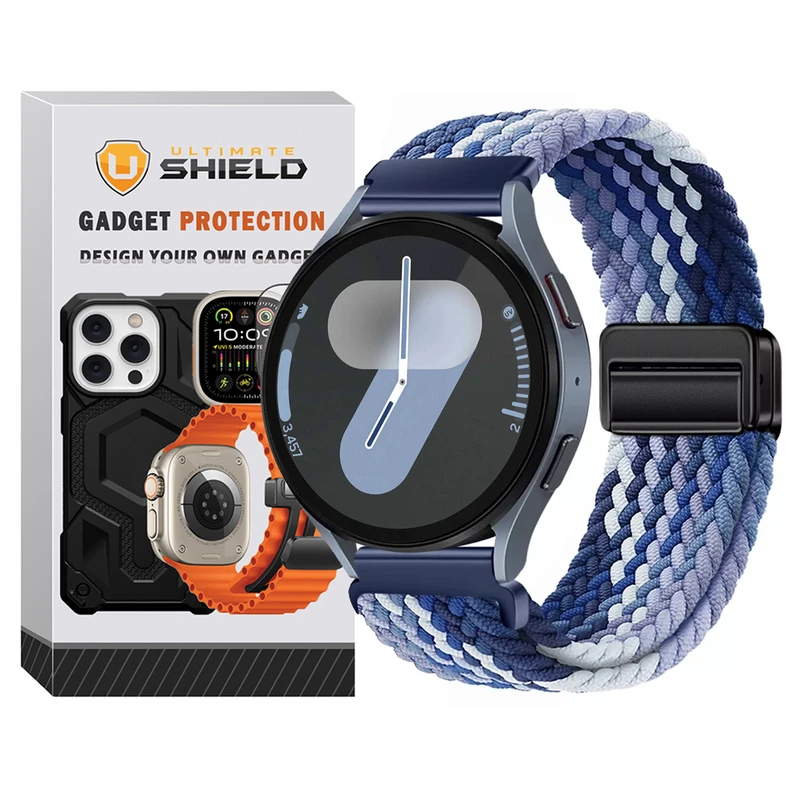 بند آلتیمیت شیلد مدل Braided Magsolo Mix مناسب برای ساعت هوشمند سامسونگ Galaxy Watch 7 44mm