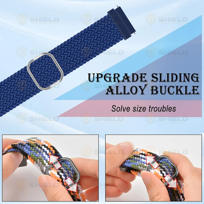 بند آلتیمیت شیلد مدل Braided LP TW مناسب برای ساعت هوشمند سامسونگ Galaxy Watch 3 45mm / Gear S3 Frontier / Gear S3 Classic 22mm