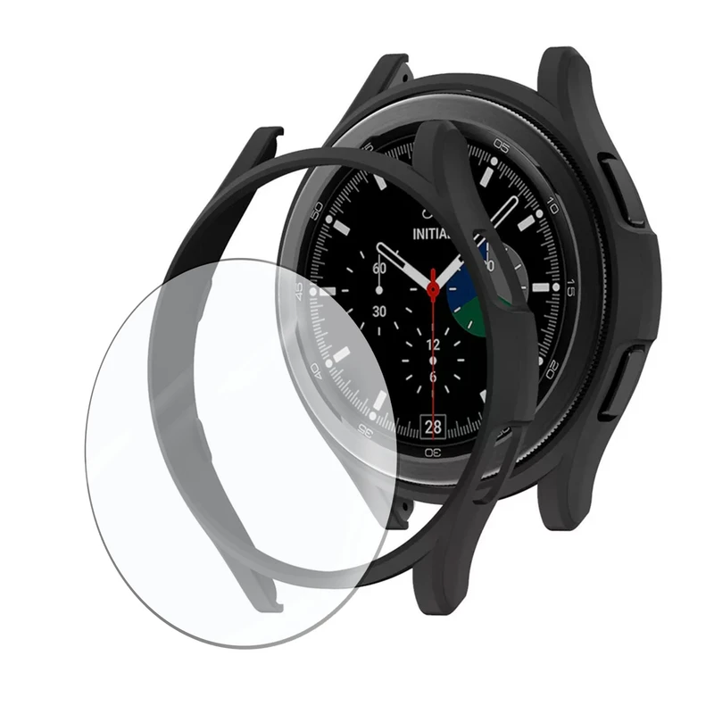 بند هاپلایت مدل 3Bead-GRD HL مناسب برای ساعت هوشمند سامسونگ Galaxy Watch 4 Classic 46mm به همراه کاور