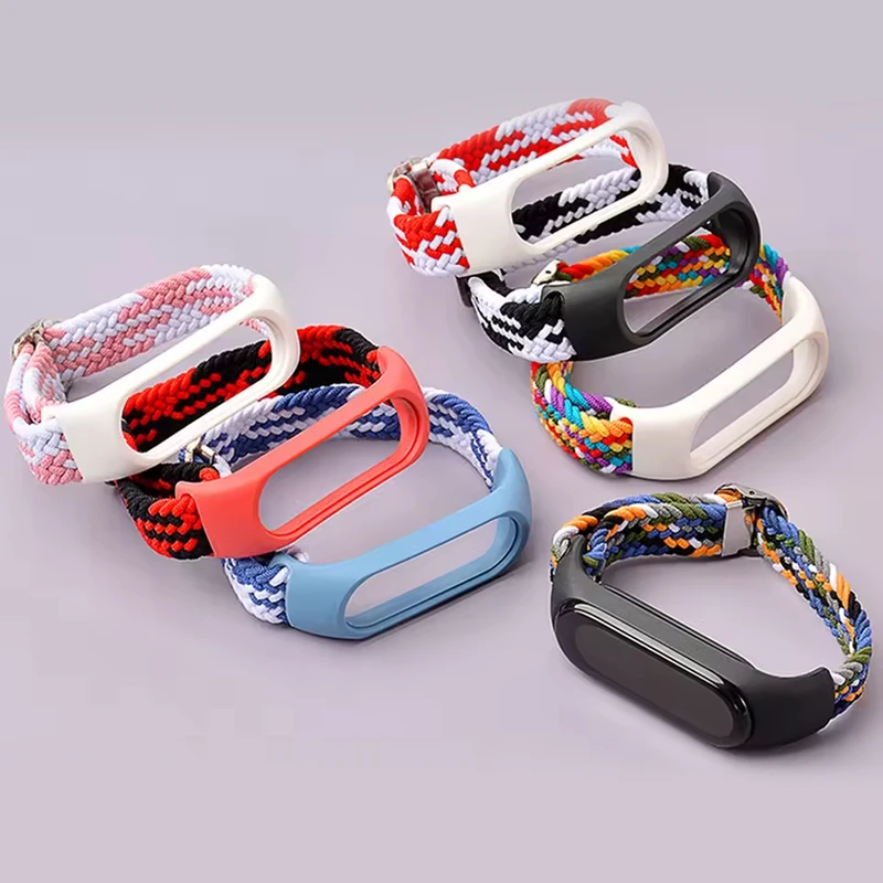 بند هاپلایت مدل GK Braided HL مناسب برای ساعت هوشمند شیائومی Mi Band 7